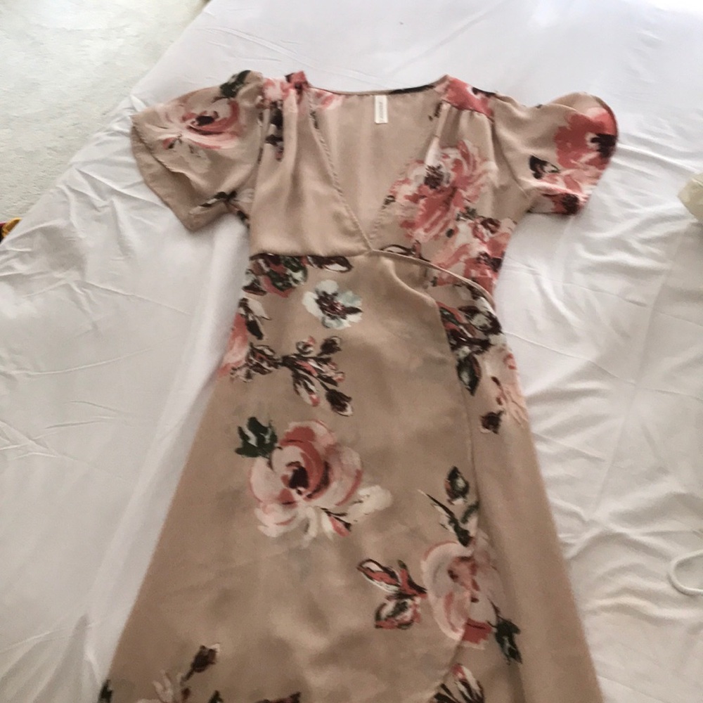 Peppermint wrap maxi dress